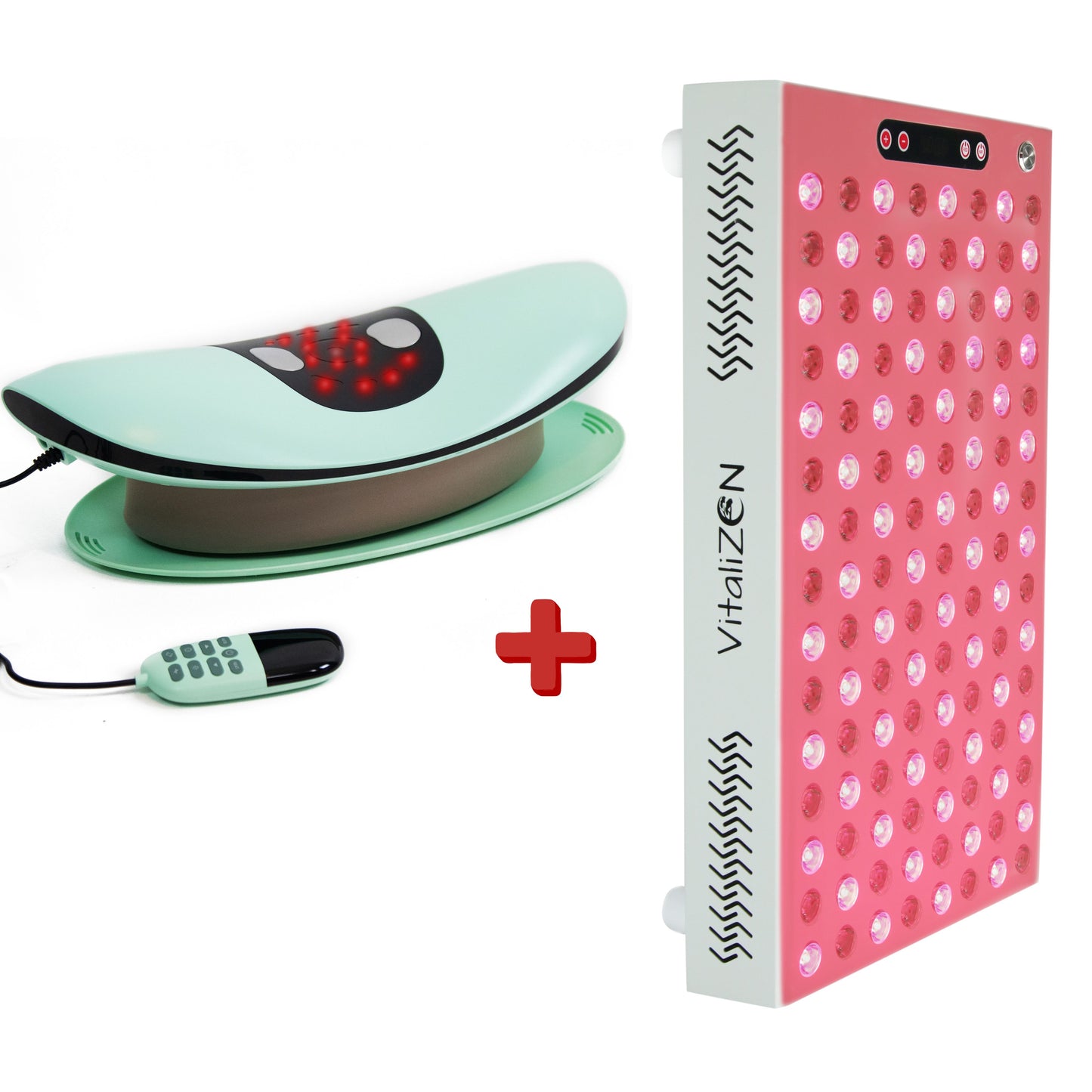 1 VitaliZEN SpineTrek Electric Lower Back Massager + 1 VitaliZEN Apollo Red Light