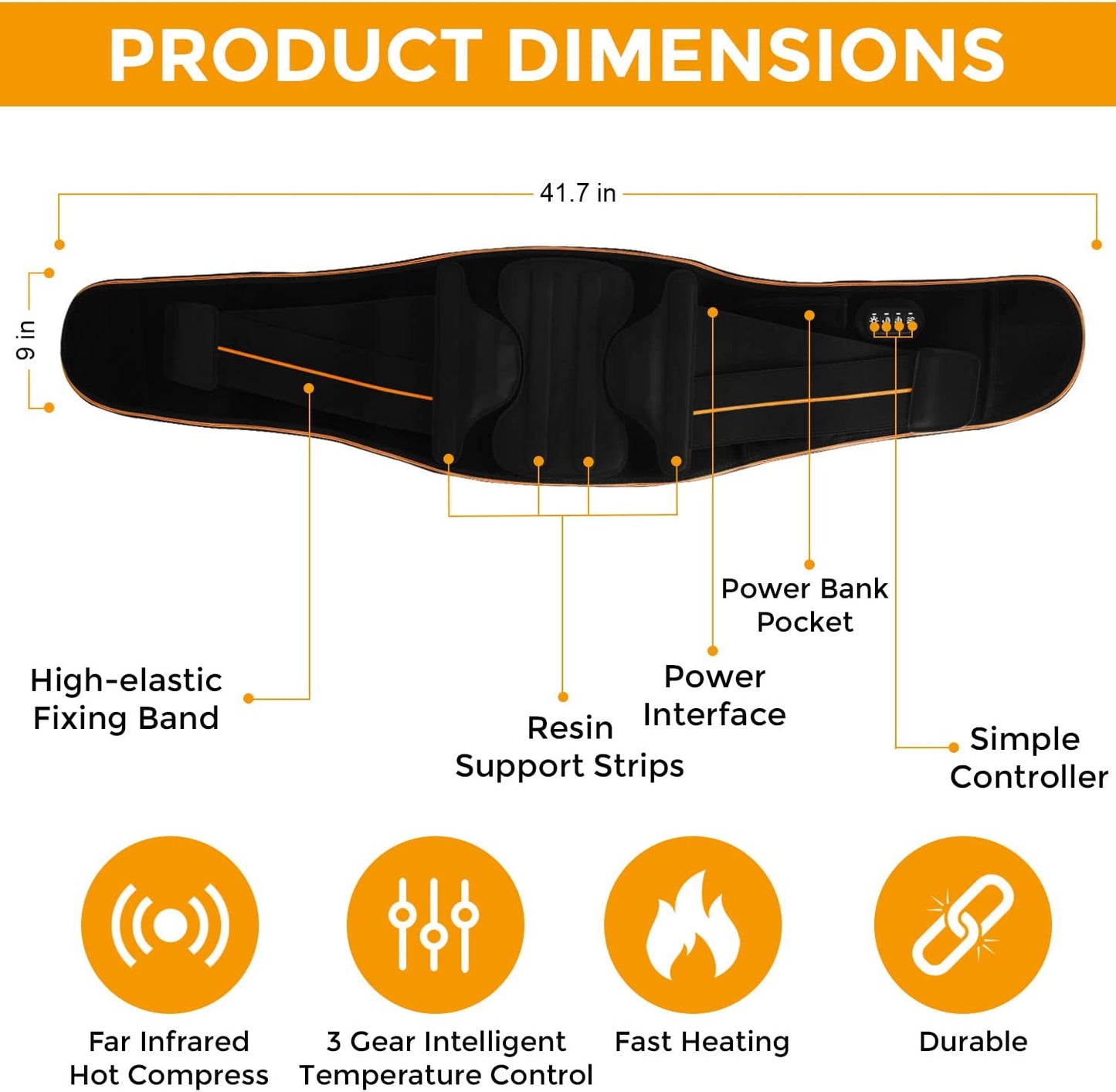 Graphene Heating Massage Belt