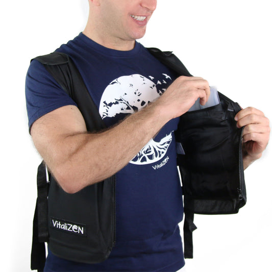 Cooling Vest with 4 Extra Gels Packs For Replacement